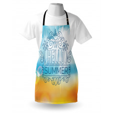 Abstract Sunny Seashore Apron