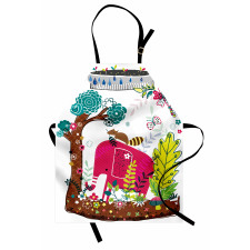 Jungle Animals Elephant Apron