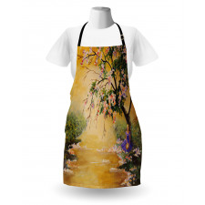 Girl near River Tree Apron