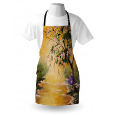 Girl near River Tree Apron