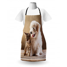 Kitten and Dog Friends Apron