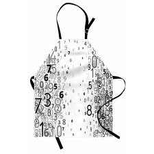 Mathematic Numbers Image Apron