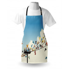 Animals Bird Silhouettes Apron