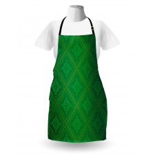 Vector Foliage Pattern Apron