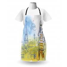 Girl at the Eiffel Tower Apron