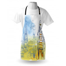 Girl at the Eiffel Tower Apron