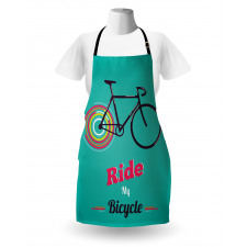 Retro Bicycle Design Apron