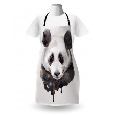 Watercolor Panda Bear Apron