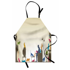 Crazy Cat Lady Home Apron