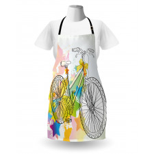 Abtract Colorful Bike Apron