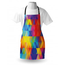 Geometric Blurry Art Apron