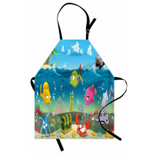 Sea Animals Underwater Apron