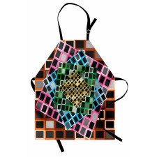 Color Squares Frames Apron