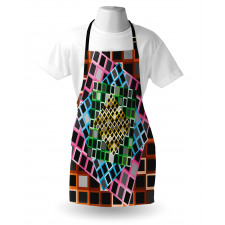 Color Squares Frames Apron