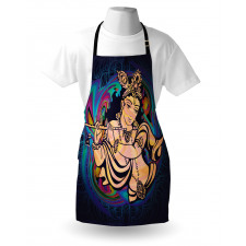 Traditional Woman Figure Apron