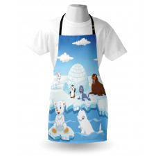 Polar Bears Seal Penguins Apron