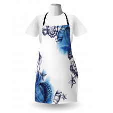 Sealife Sea Shells Sand Apron