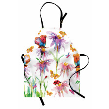 Flower Butterfly Bug Apron