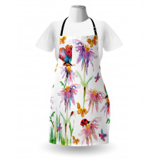 Flower Butterfly Bug Apron