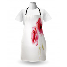 Red Poppies Vivid Spring Apron