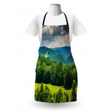 Landscape of Mountains Apron