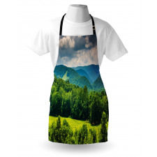 Landscape of Mountains Apron