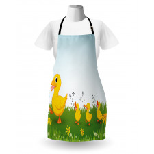 Mother Duck and Babies Apron