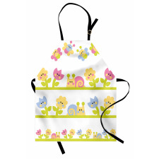 Colorful Cartoon Garden Apron