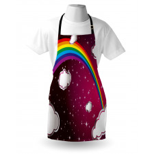 Rainbow Colored Stars Apron