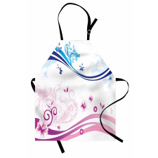 Ivy Flower Leaves Nature Apron