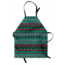 Hand Drawn Aztec Apron