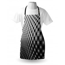 3D Digital Mosaic Dots Apron