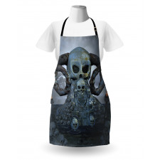 Scary Horns Graves Apron