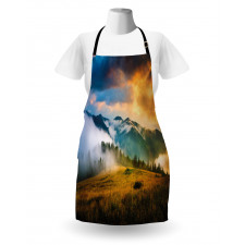 Misty Mountaintops Apron