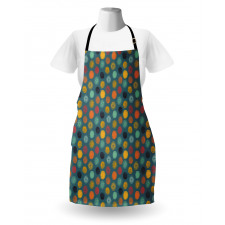 Colorful Abstract Circle Apron