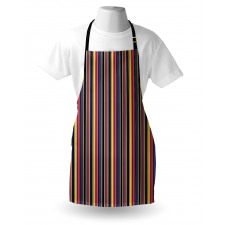 Vintage Geometric Stipes Apron