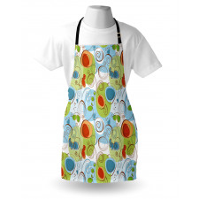 Geometric Funky Swirl Apron