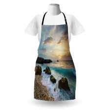 Seascape Sunrise Waves Apron