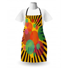 Circular Stripes Apron