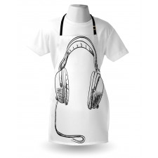 Sketchy DJ Headphones Apron