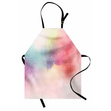 Abstract Digital Paint Apron
