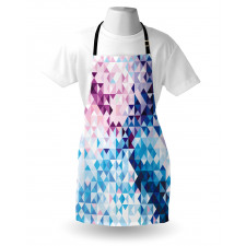 Abstract Mosaic Ombre Apron