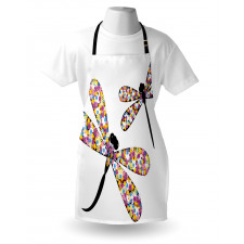 Dragonflies Black Body Apron