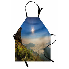 Mountain Cliff Sun Apron