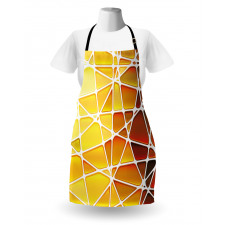 Geometrical Ombre Shapes Apron