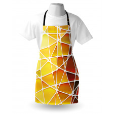 Geometrical Ombre Shapes Apron