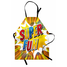 Comic Book Words Cartoon Apron