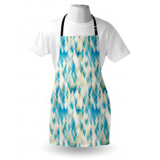 Hexagonal Abstract Grunge Apron