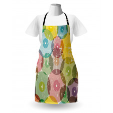 Rainbow Color Geometric Apron