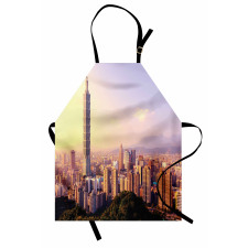 Skyline Taipei Taiwan Apron